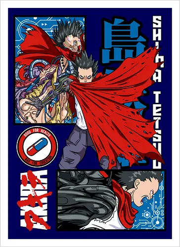 Tetsuo Shima Akira Rage Unleashed