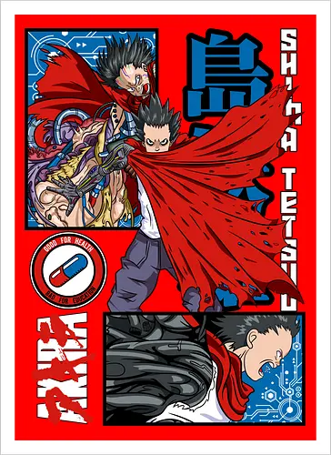Tetsuo Shima Akira Rage Unleashed