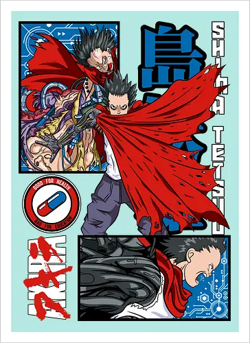Tetsuo Shima Akira Rage Unleashed