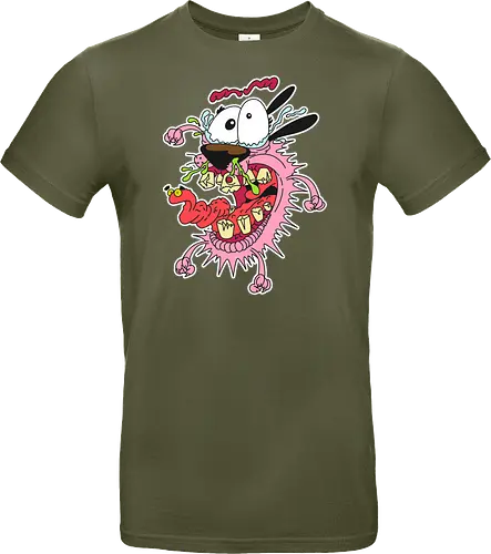 Freaky Pinker Hund - Surreale Cartoon Horror Underground