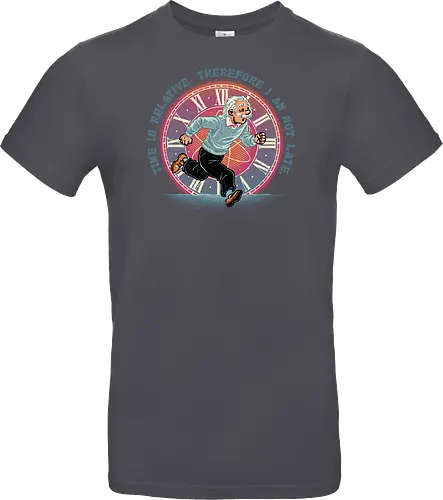 The Relativity of Time - Physicist, scientist, science, time, movie, mash up, adventure, funny, cute - Standard T-Shirt