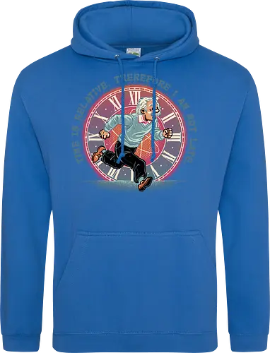 The Relativity of Time - Physicist, scientist, science, time, movie, mash up, adventure, funny, cute - Standard Hoodie