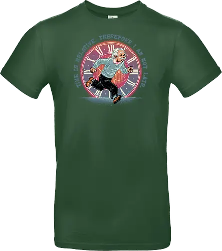 The Relativity of Time - Physicist, scientist, science, time, movie, mash up, adventure, funny, cute - Standard T-Shirt