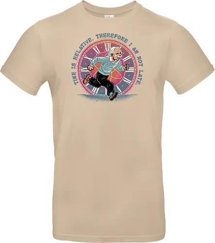 The Relativity of Time - Physicist, scientist, science, time, movie, mash up, adventure, funny, cute - Standard T-Shirt