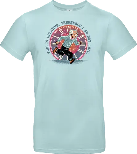 The Relativity of Time - Physicist, scientist, science, time, movie, mash up, adventure, funny, cute - Standard T-Shirt