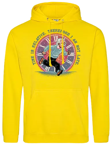 The Relativity of Time - Physicist, scientist, science, time, movie, mash up, adventure, funny, cute - Standard Hoodie