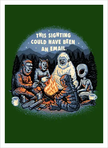 This sighting could have been an email