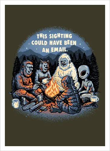 This sighting could have been an email