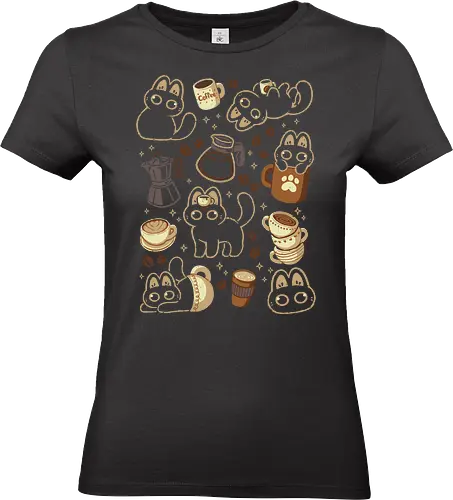 Cute Cats and Coffee Lover