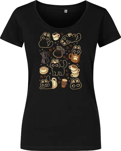 Cute Cats and Coffee Lover