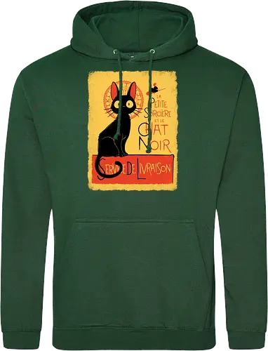 Black Cat & Little Witch - Vintage Parisian Anime