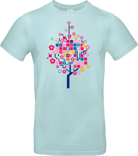 Graphic cherry tree