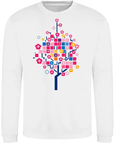 Graphic cherry tree