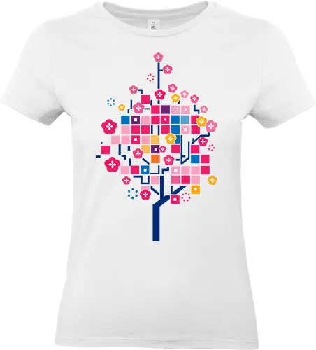 Graphic cherry tree