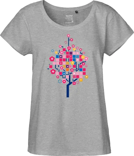 Graphic cherry tree