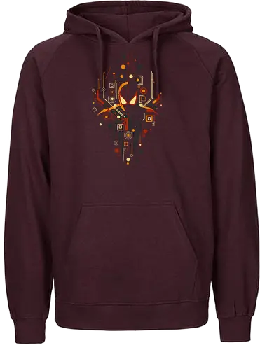 Graphic spider - spidey, Superhero, super hero, geometric, scifi, movie, pop culture, comics - Fairtrade Hoodie