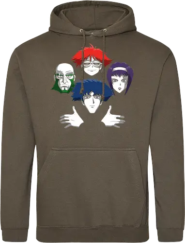 Space Cowboys Quartet - Anime Rock Mashup Art