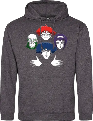 Space Cowboys Quartet - Anime Rock Mashup Art
