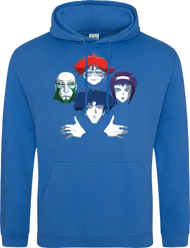 Space Cowboys Quartet - Anime Rock Mashup Art