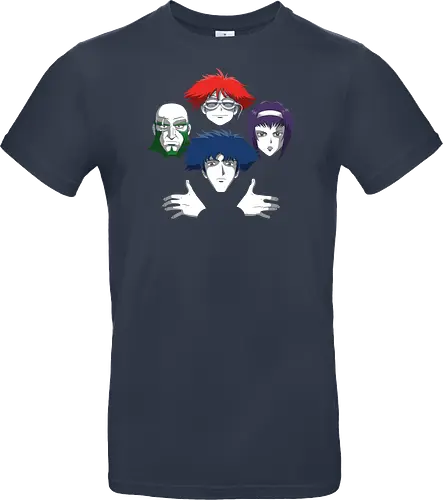 Space Cowboys Quartet - Anime Rock Mashup Art