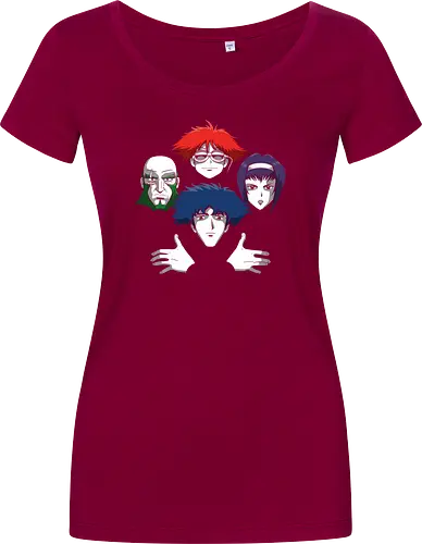 Space Cowboys Quartet - Anime Rock Mashup Art