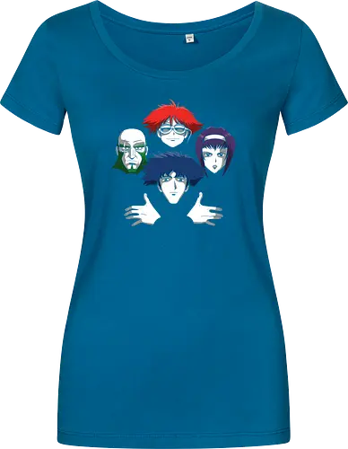 Space Cowboys Quartet - Anime Rock Mashup Art
