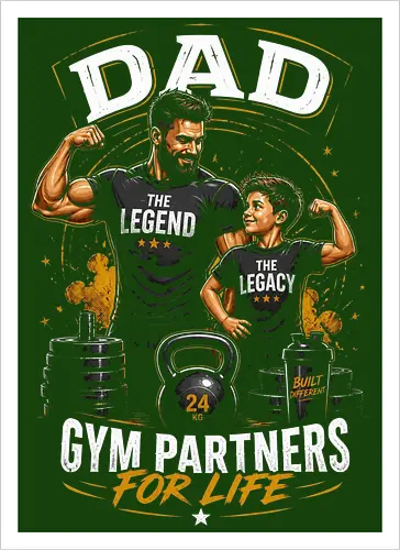 Dad Legend Legacy Gym Partners Life