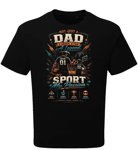 Dad and Child Playing Basketball