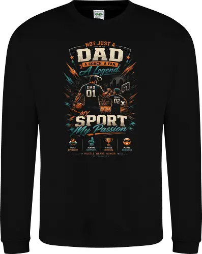 Dad and Child Playing Basketball