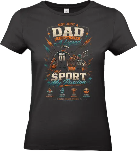 Dad and Child Playing Basketball