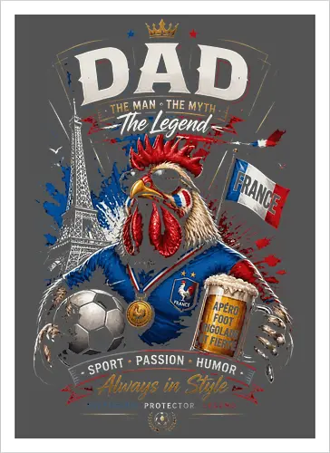 French Soccer Dad Legend
