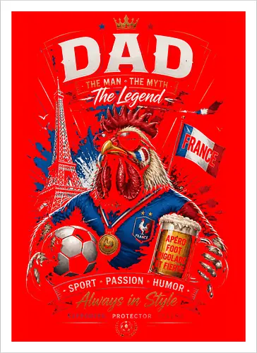 French Soccer Dad Legend