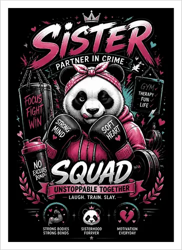 Panda Sister Squad Motivation