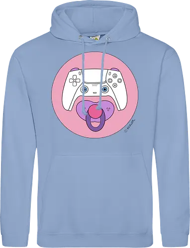 Cuteroller rosa - Caricatura, Ruth Hebler, Controller, Baby, Schnuller, Gaming - Standard Hoodie
