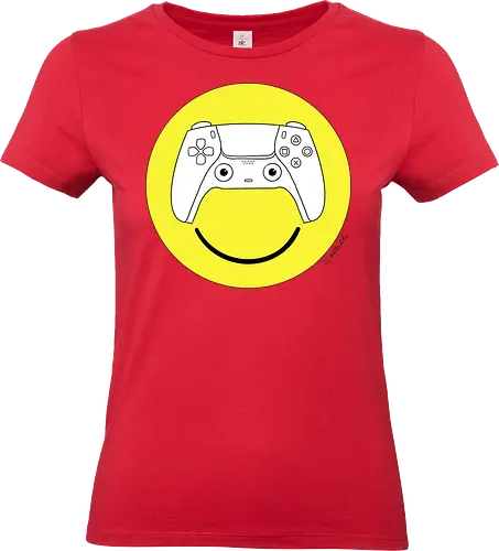 Cuteroller Smiley - Caricatura, Ruth Hebler, Controller, Smiley, Gaming - Standard T-Shirt (Women)