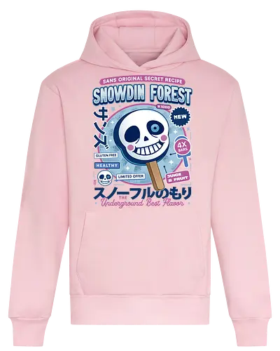 Snowdin Foroest Ice Cream - Tale, deltarune, muffet, sans, spider cider, indie game, video game, gaming, rpg, flowey, mettaton, gamer, papyrus, toriel, asgore, coffee - Heavyweight Hoodie