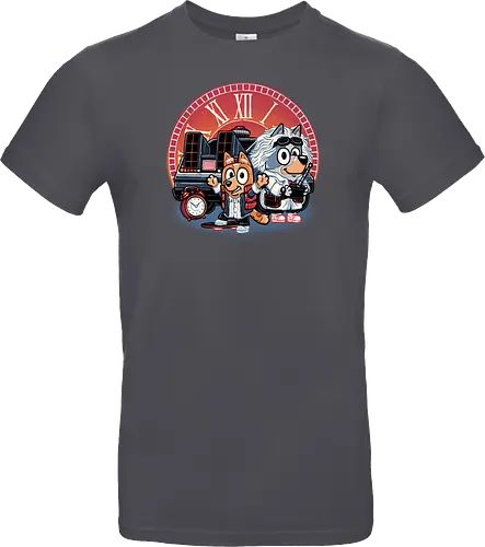 Bark in Time we go - TV series, animation, puppy, cute, funny, mash up, movie, retro, time travel, space, science fiction - Standard T-Shirt