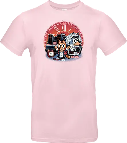 Bark in Time we go - TV series, animation, puppy, cute, funny, mash up, movie, retro, time travel, space, science fiction - Standard T-Shirt
