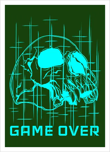 GAME_OVER // TOXIC_CYAN