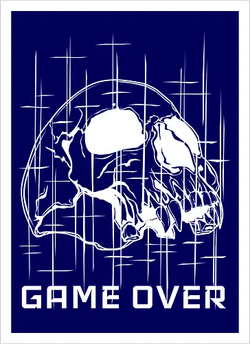 GAME_OVER // STARK_WHITE