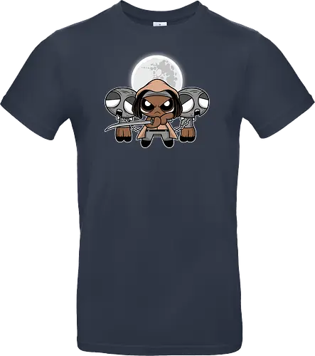 Chibi Samurai Girl - Zombie Apocalypse Cute Art