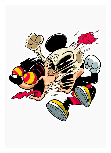 Freaky Explodierte Maus - Cartoon Horror Underground