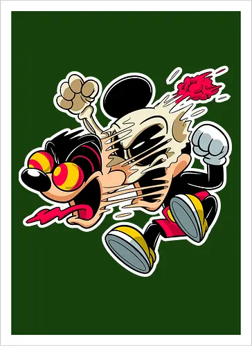 Freaky Explodierte Maus - Cartoon Horror Underground