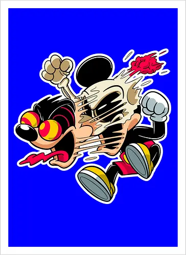 Freaky Explodierte Maus - Cartoon Horror Underground