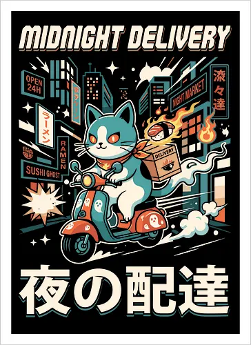 The Sushi Ghost Cat