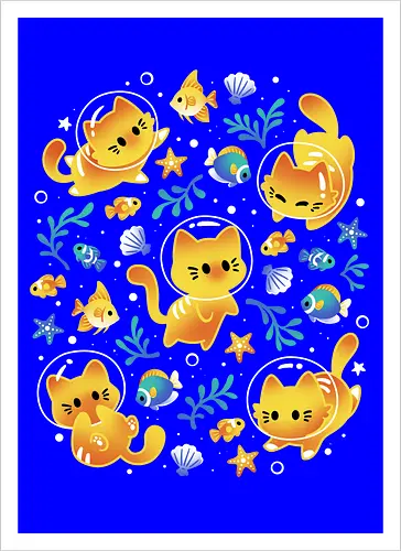 Kittens of the Sea – Cats and Fish