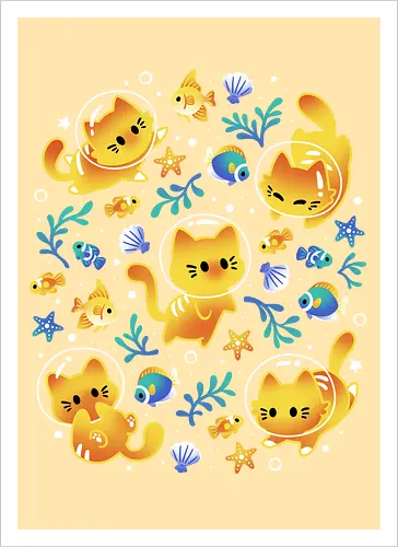 Kittens of the Sea – Cats and Fish