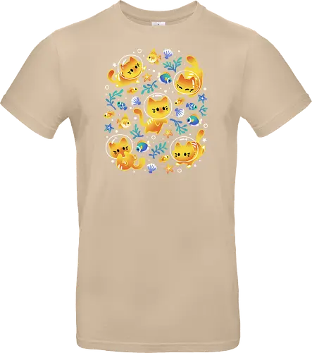 Kittens of the Sea – Cats and Fish - Standard T-Shirt