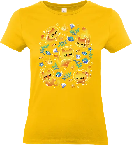 Kittens of the Sea – Cats and Fish - Standard T-Shirt (Women)