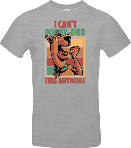 Scared Tired Cartoon Dog